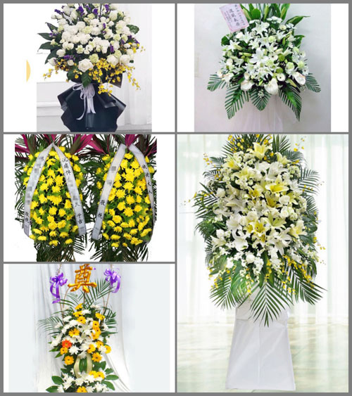 福建宁德屏南县黛溪镇谢厝村白事花篮预定