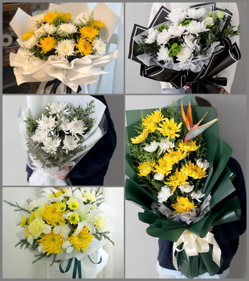 福建宁德屏南县黛溪镇谢厝村白事花束代送